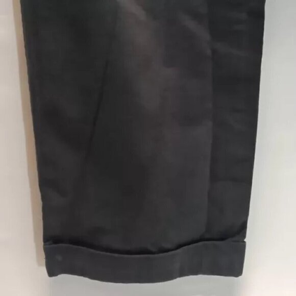 Banana Republic Men's Sz 33x30 Emerson Straight Flat Front Gray Navy Chino Pants - Picture 10 of 12